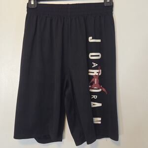 Air Jordan Black Jumpman Basketball Youth Shorts size XL Athletic